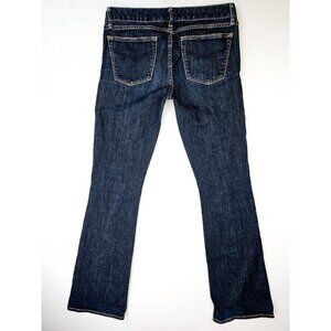 Gap 1969 27X33 Womens Curvy Blue Denim Size 27/4R 5 Pocket Jeans Cotton Elastane